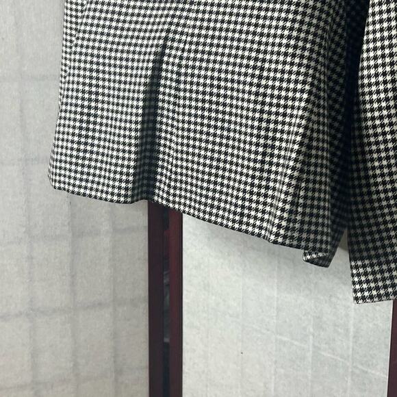 LAUREN RALPH LAUREN HOUNDSTOOTH ZIPPER FRONT JACKET BLAZER‎ SIZE 16 - Picture 5 of 11